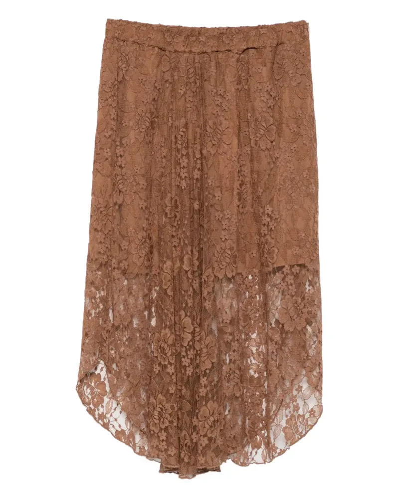 Baum und Pferdgarten floral-lace skirt - Braun Braun