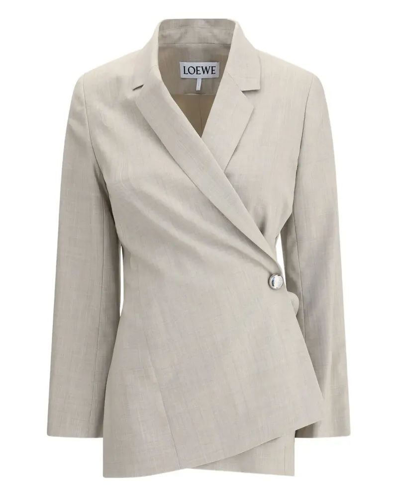 Loewe Asymmetrische Jacke - Nude Nude