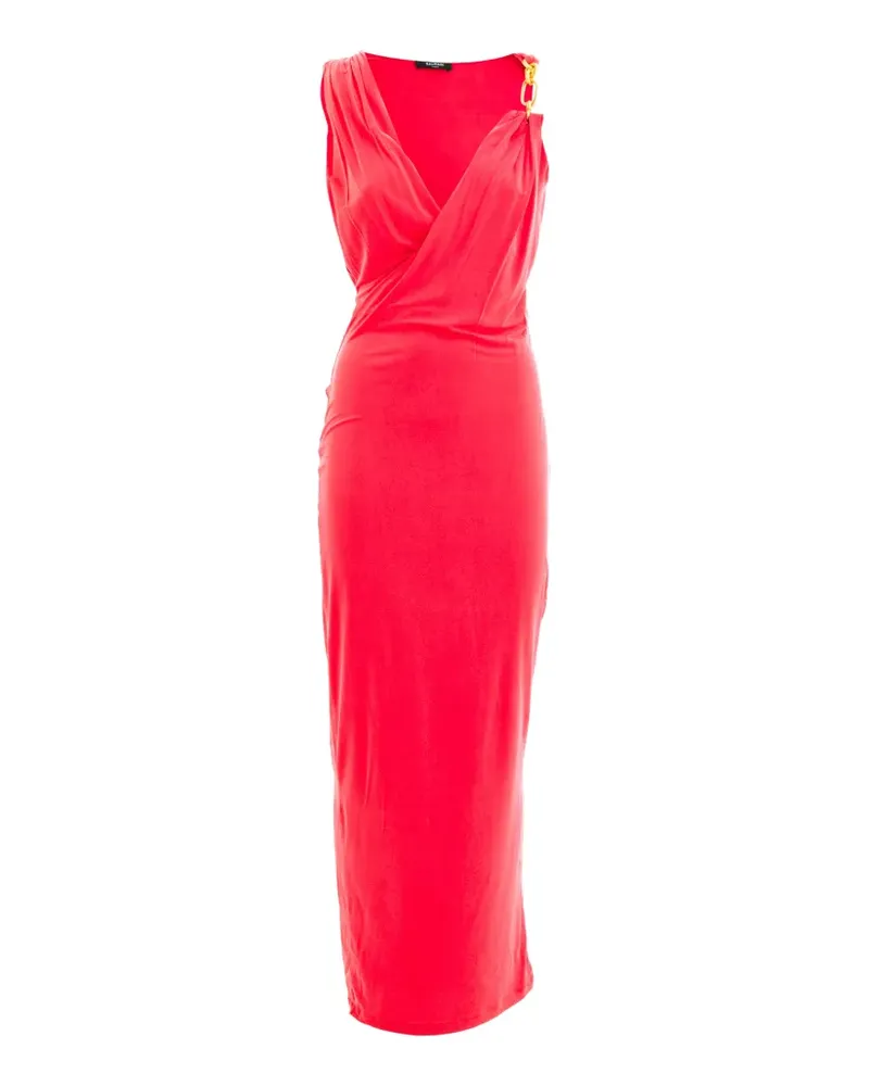 Balmain crepe maxi dress - Rosa Rosa