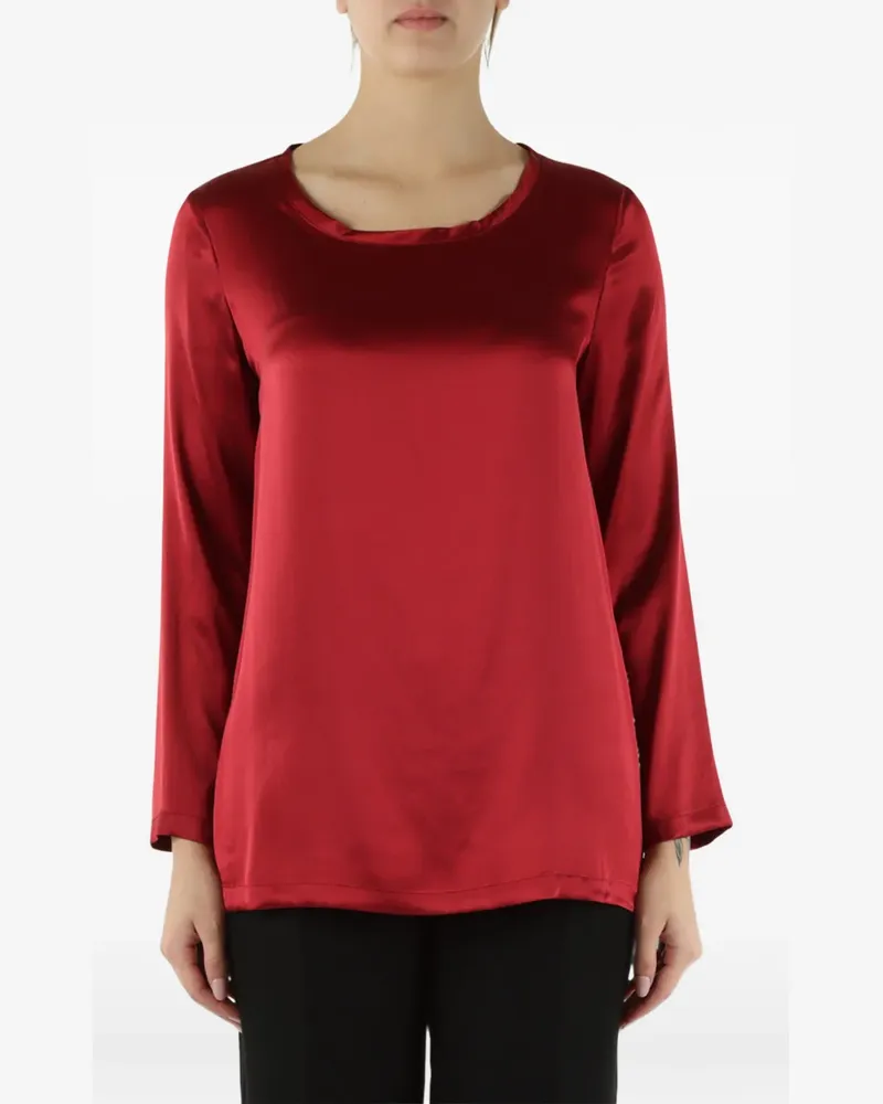 Maliparmi Bluse aus Seide - Rot Rot