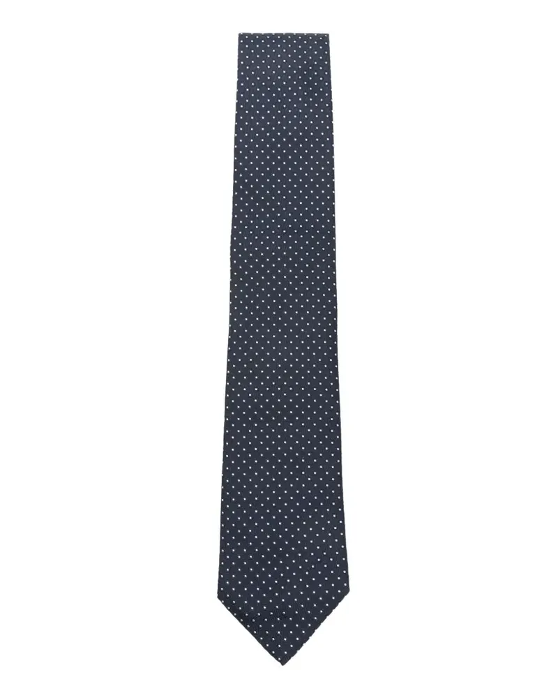 Dell'oglio Martin polka dot tie - Blau Blau