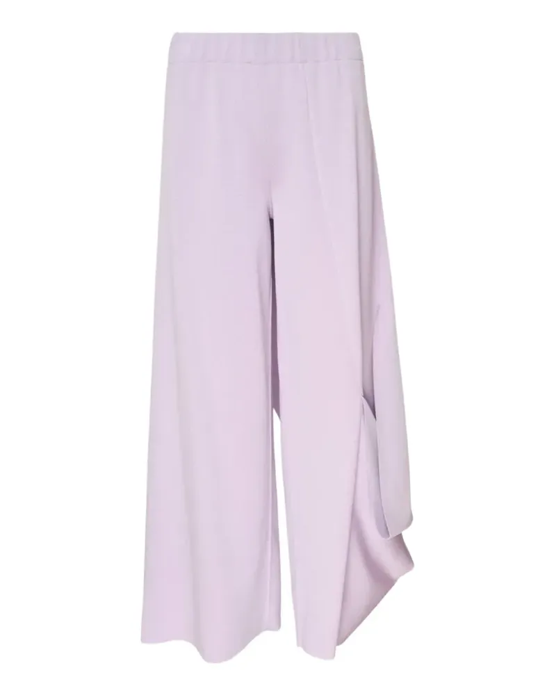 CFCL AC Milan asymmetric draped trousers - Violett Violett