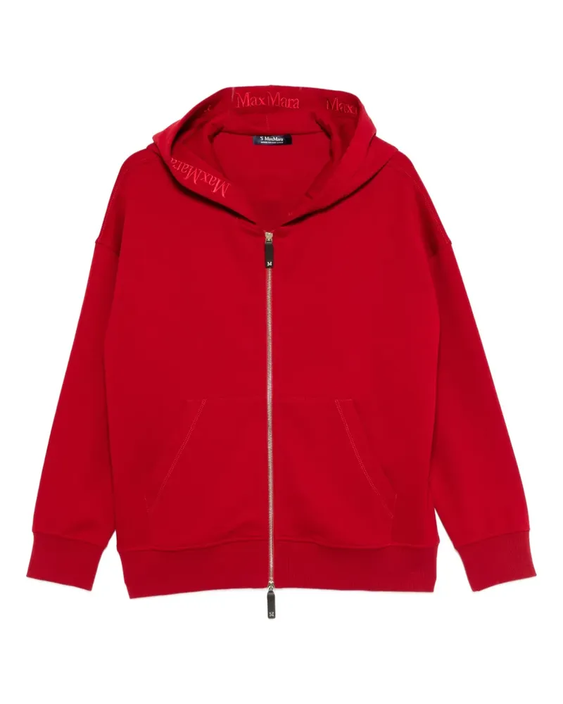 Max Mara Bestickte Siena Kapuzenjacke - Rot Rot