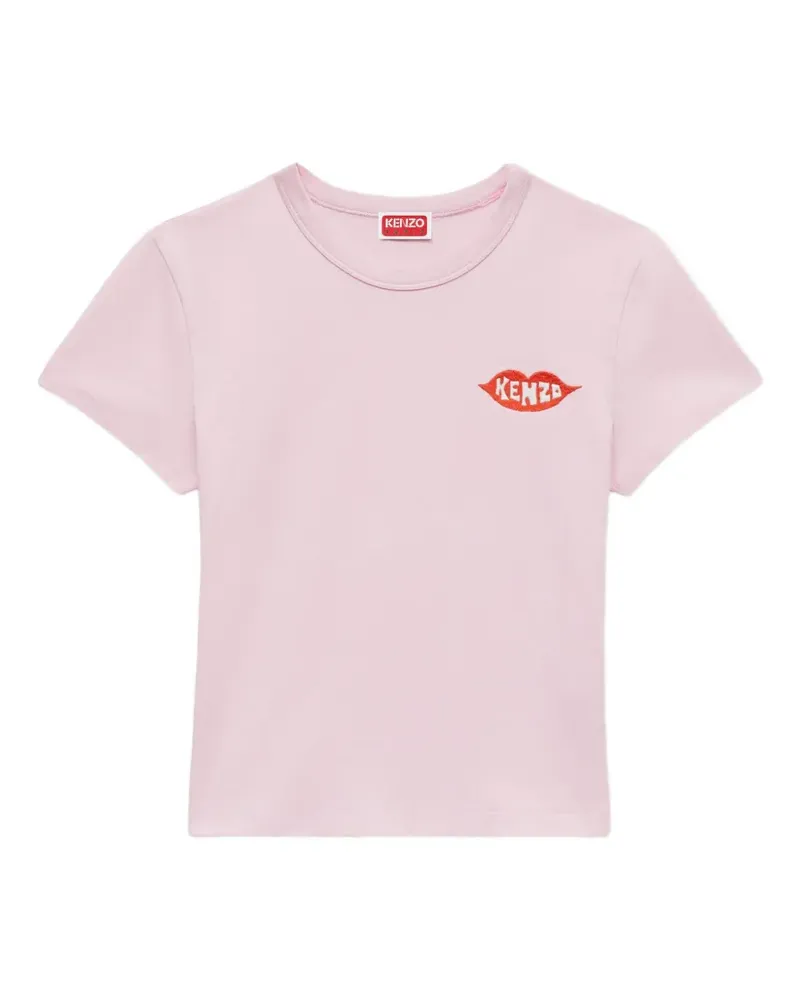 Kenzo T-Shirt mit Stickerei - Rosa Rosa