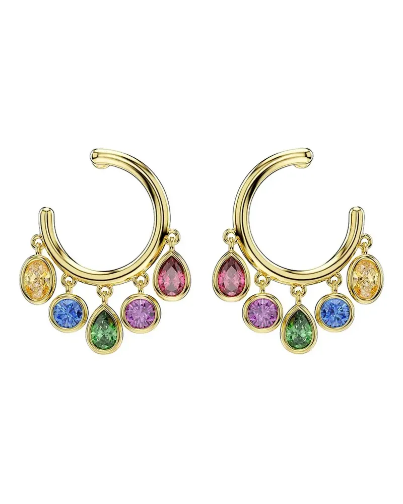 Swarovski Imber Creolen mit Kristallanhängern - Gold Gold