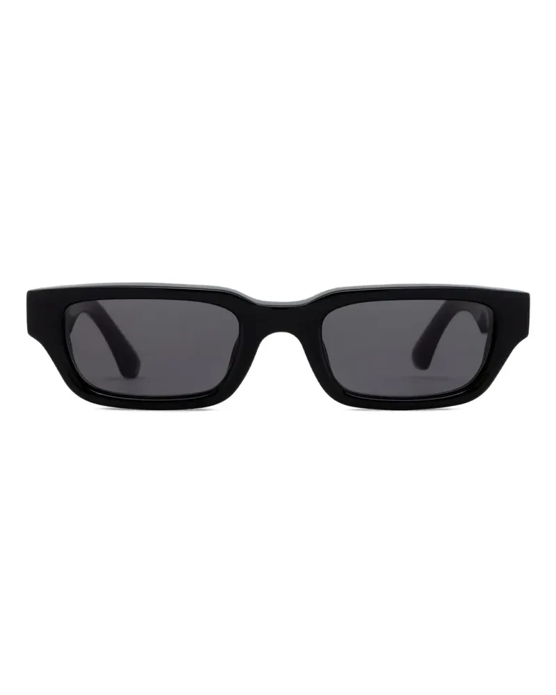 CHIMI Sonnenbrille mit eckigem Gestell - Schwarz Schwarz