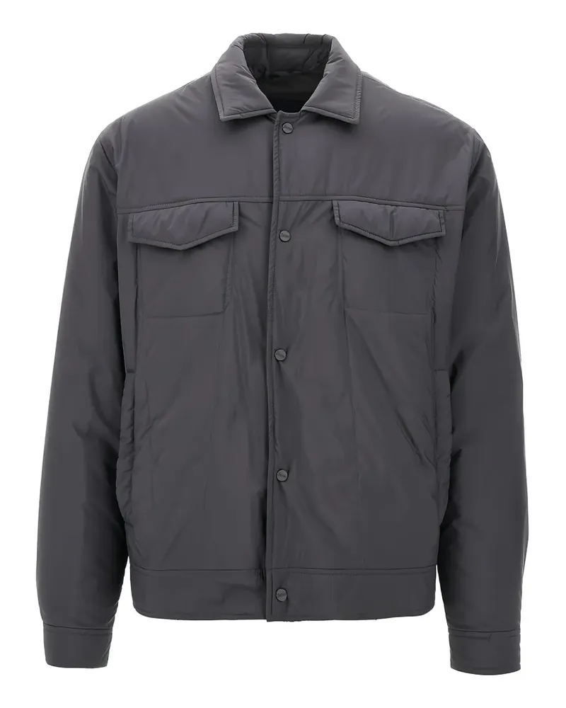 Herno Gefütterte Hemdjacke - Grau Grau
