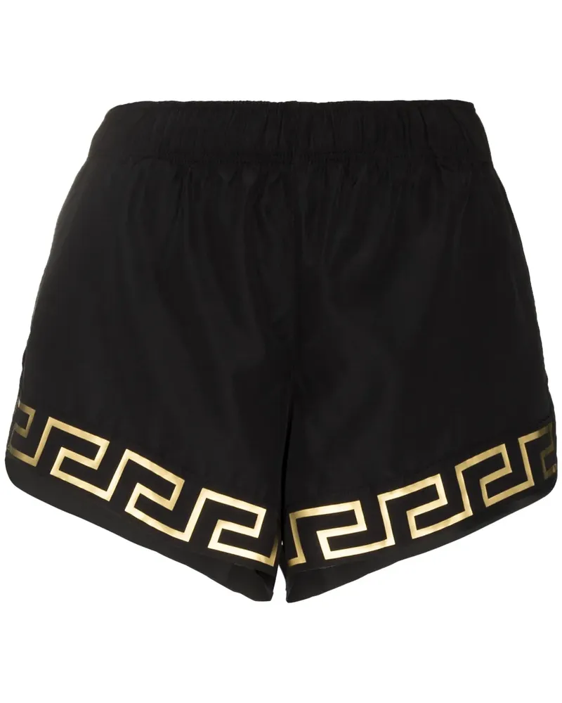 Versace La Greca Laufshorts - Schwarz Schwarz
