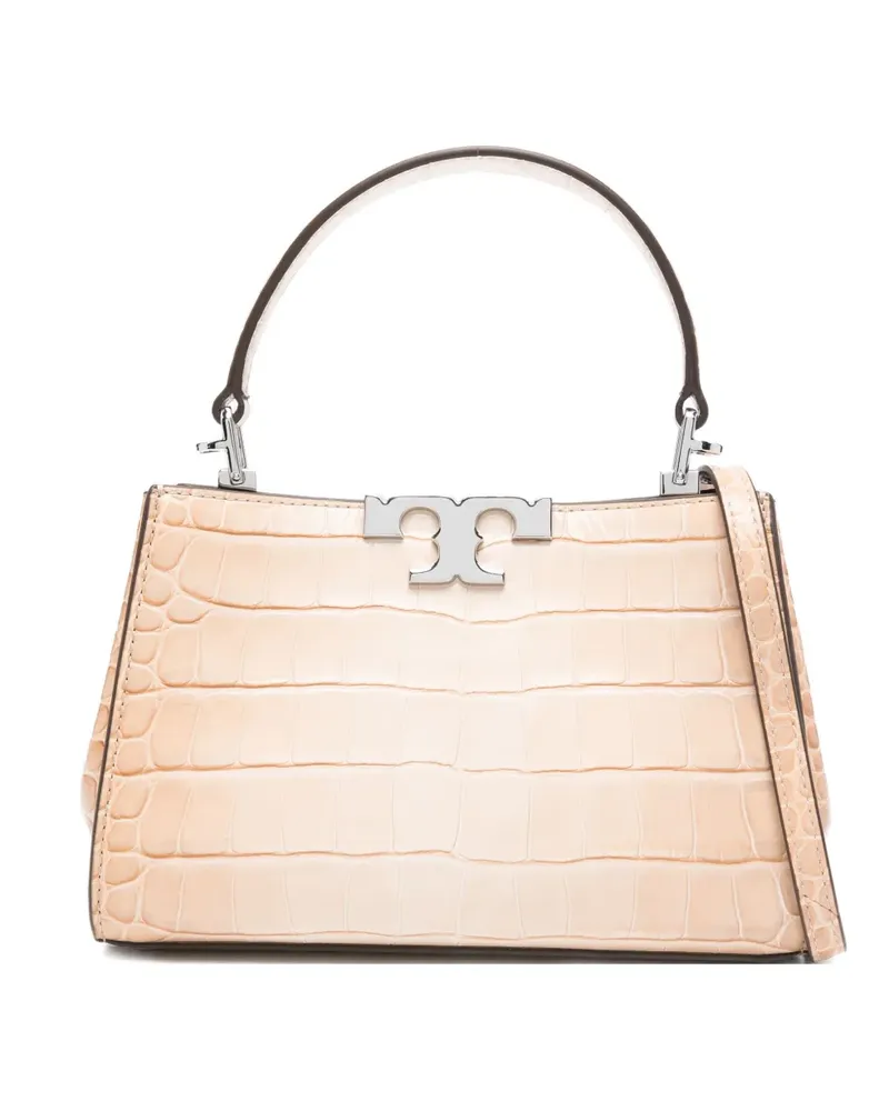 Tory Burch Mini Eleanor Handtasche mit Prägung - Nude Nude