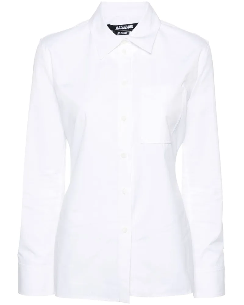 Jacquemus La Chemise de Costume Hemd - Weiß Weiß