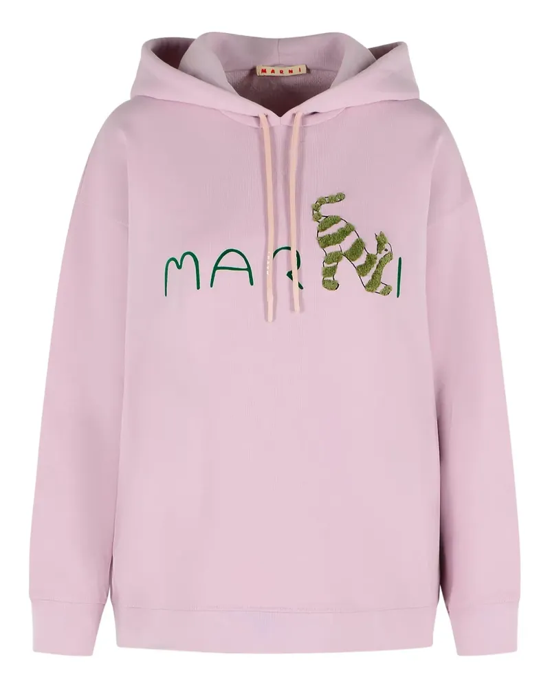 Marni Hoodie mit Kordelzug - Rosa Rosa