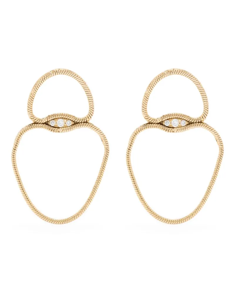 Fernando Jorge 18kt yellow gold Fluid Diamonds earrings Gold