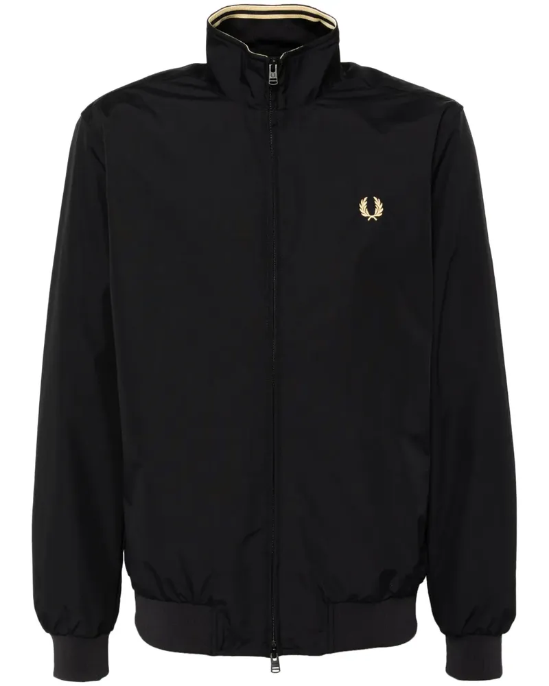 Fred Perry Brentham Sportjacke - Schwarz Schwarz