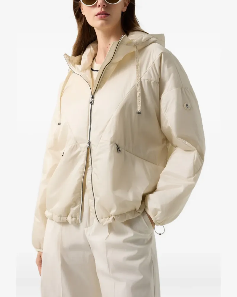 Bogner Beryll Steppjacke mit Ripstop-Kapuze - Nude Nude