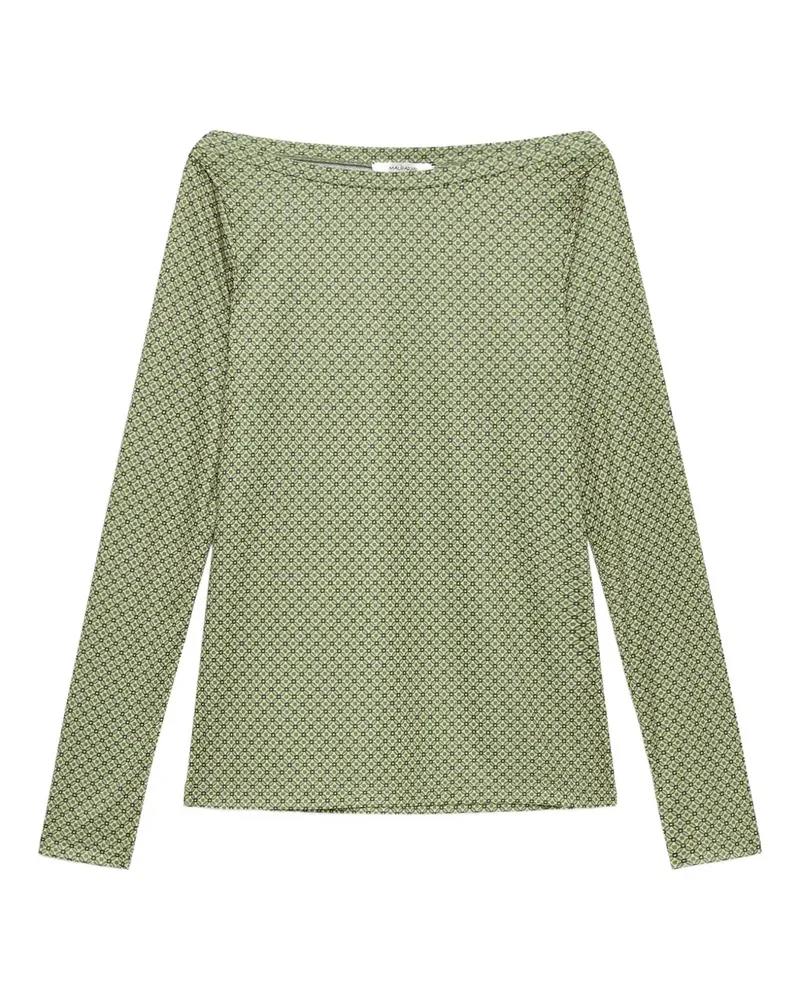 Maliparmi T-Shirt mit geometrischem Muster - Grün Grün