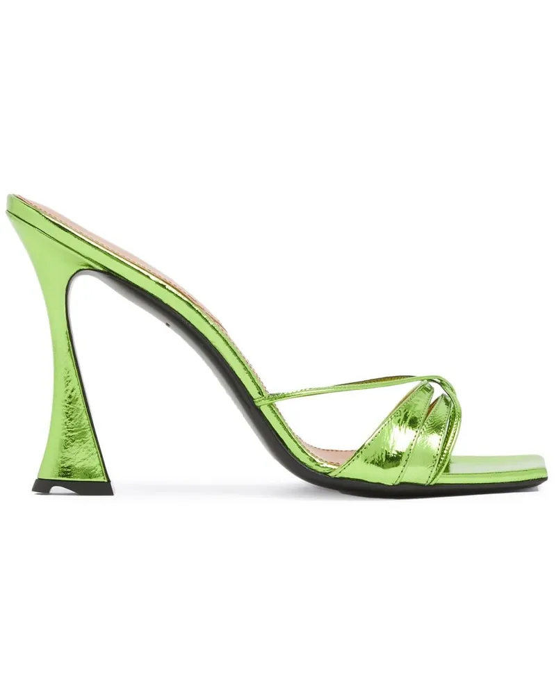 D’Accori Lust Mules 100mm - Grün Grün