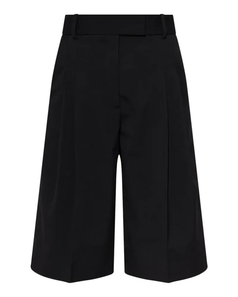 By Malene Birger Cymbaria Shorts mit Falten - Schwarz Schwarz