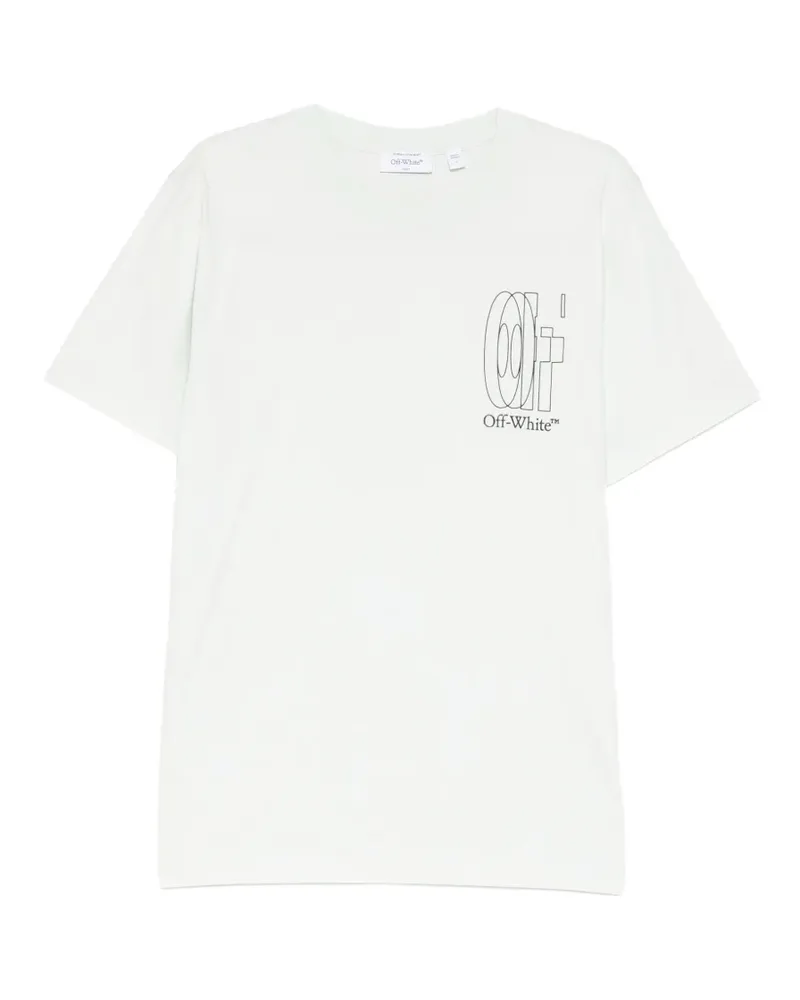 OFF-WHITE T-Shirt mit Doppelpfeil - Grün Grün