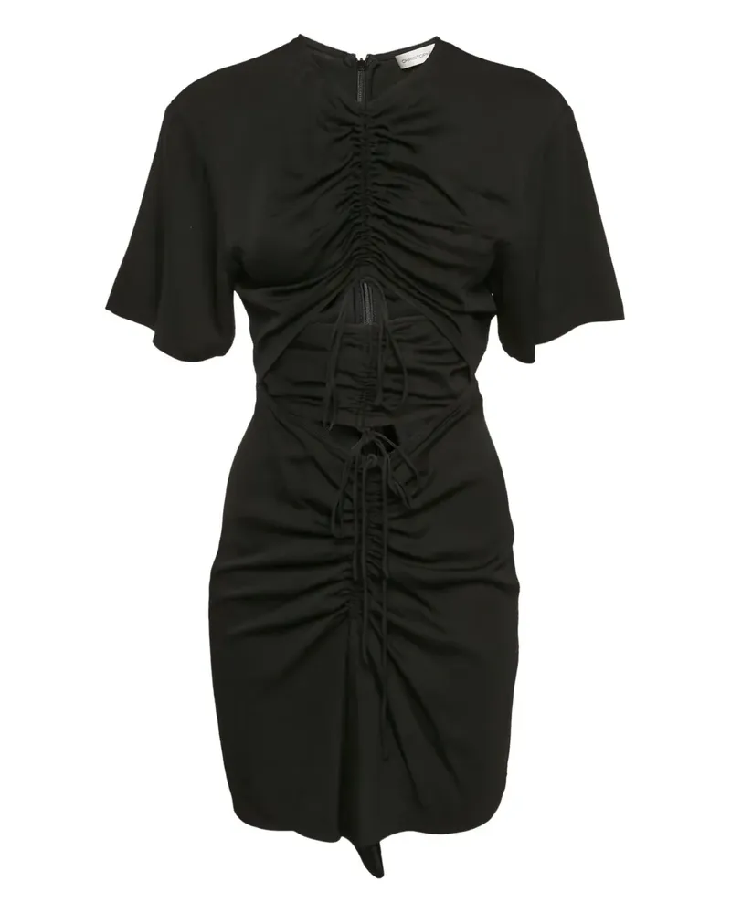 Christopher Esber Gerafftes Kleid mit Cut-Out - Schwarz Schwarz