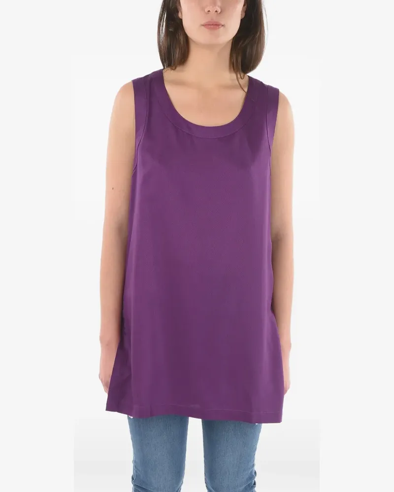 Woolrich Ärmelloses Top mit Seitenschlitz - Violett Violett