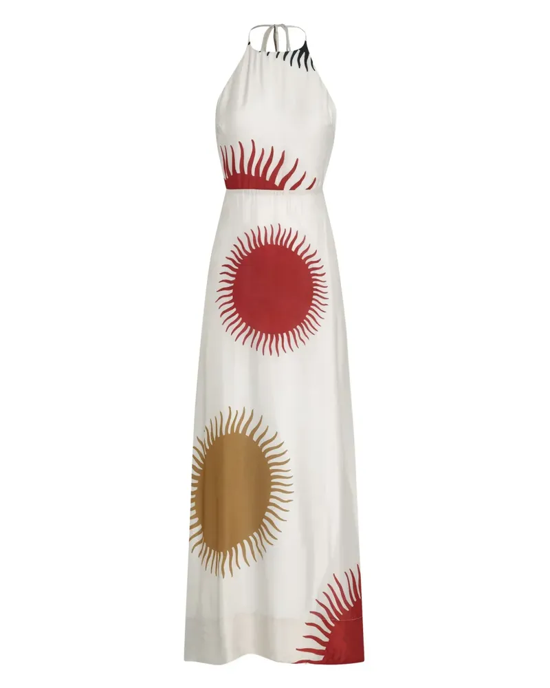 Osklen Kleid mit Print - Nude Nude