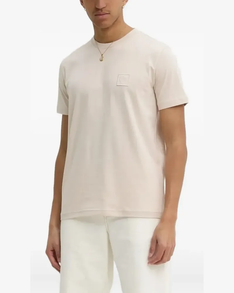 Iceberg T-Shirt mit Logo-Patch - Nude Nude
