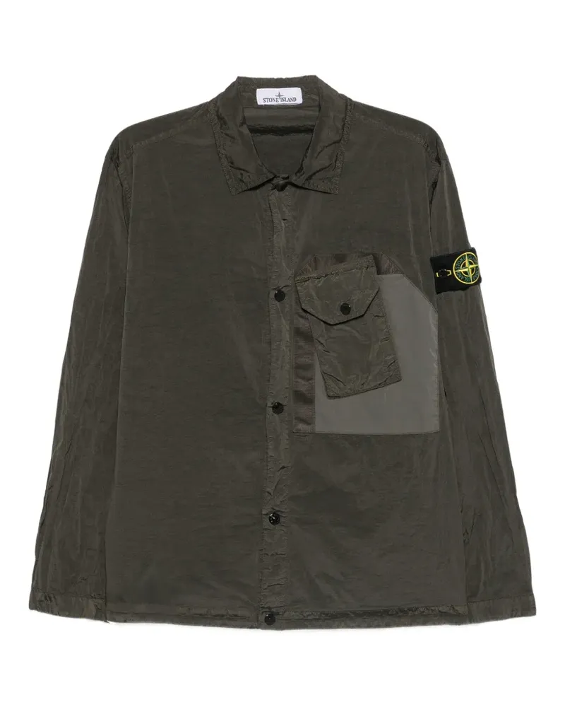 Stone Island Hemd mit Brusttaschen - Grau Grau