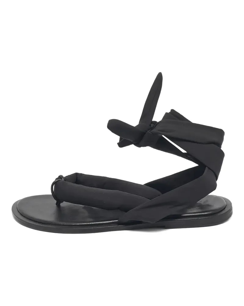 Ganni Sandalen mit Riemchen - Schwarz Schwarz