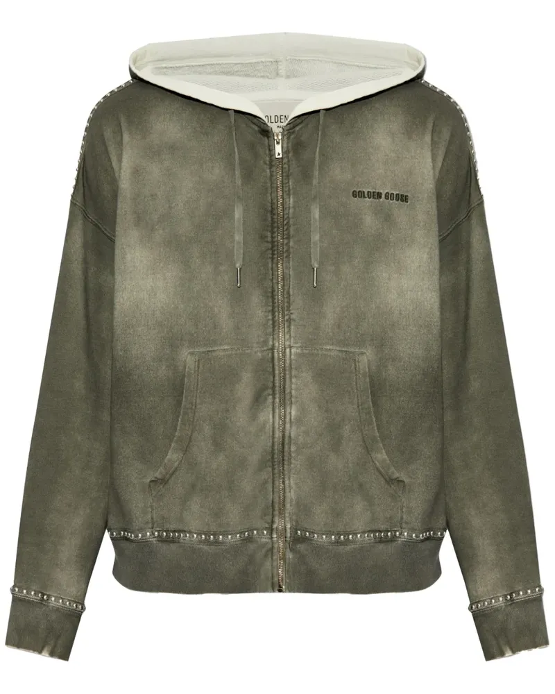Golden Goose Hoodie mit Spray-Effekt - Grün Grün
