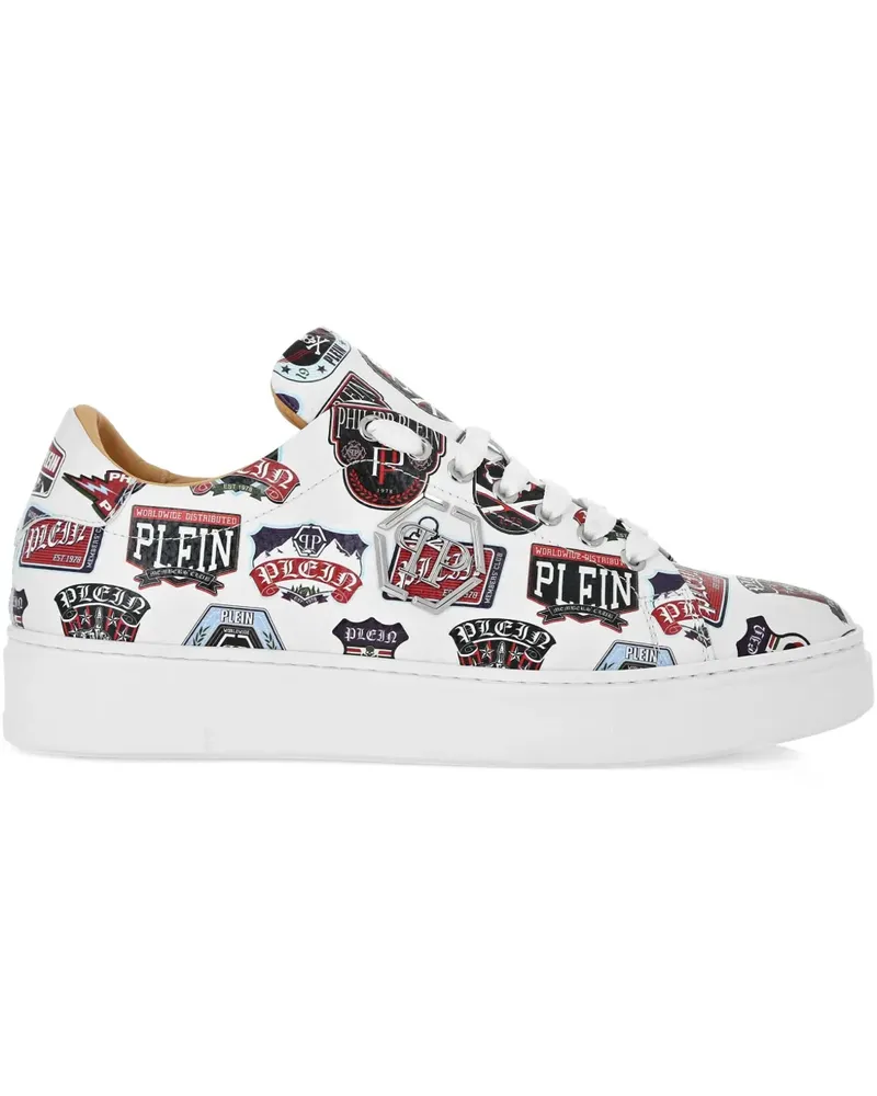Philipp Plein Carson Patches Sneakers - Weiß Weiß