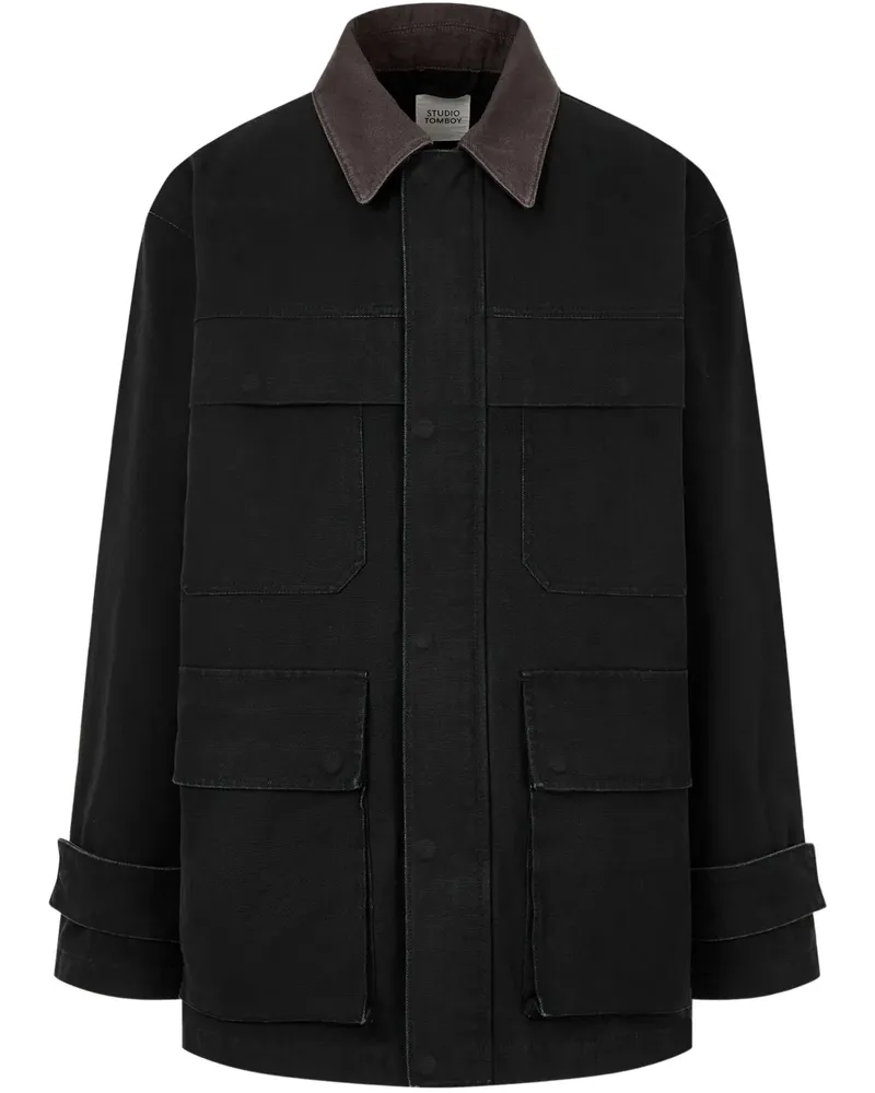 STUDIO TOMBOY Jacke aus Baumwolle - Schwarz Schwarz