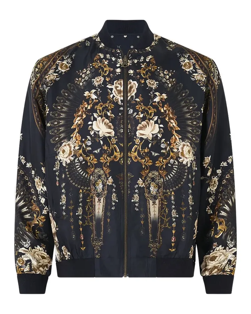 Camilla Flamenco Folklore bomber jacket - Blau Blau