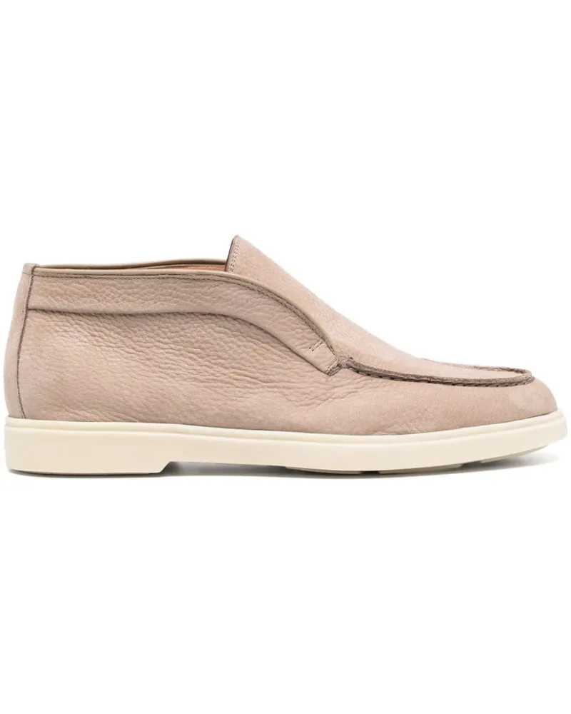 Santoni Loafer aus Wildleder - Braun Braun