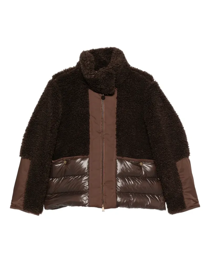 Moncler Glorieux Jacke aus Faux Shearling - Braun Braun
