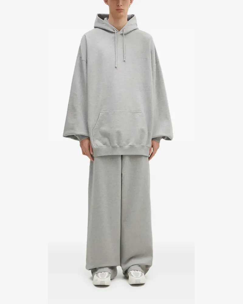 VETEMENTS Hoodie mit Logo-Stickerei - Grau Grau