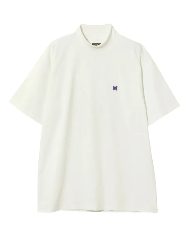 NEEDLES T-Shirt mit Logo-Stickerei - Weiß Weiß
