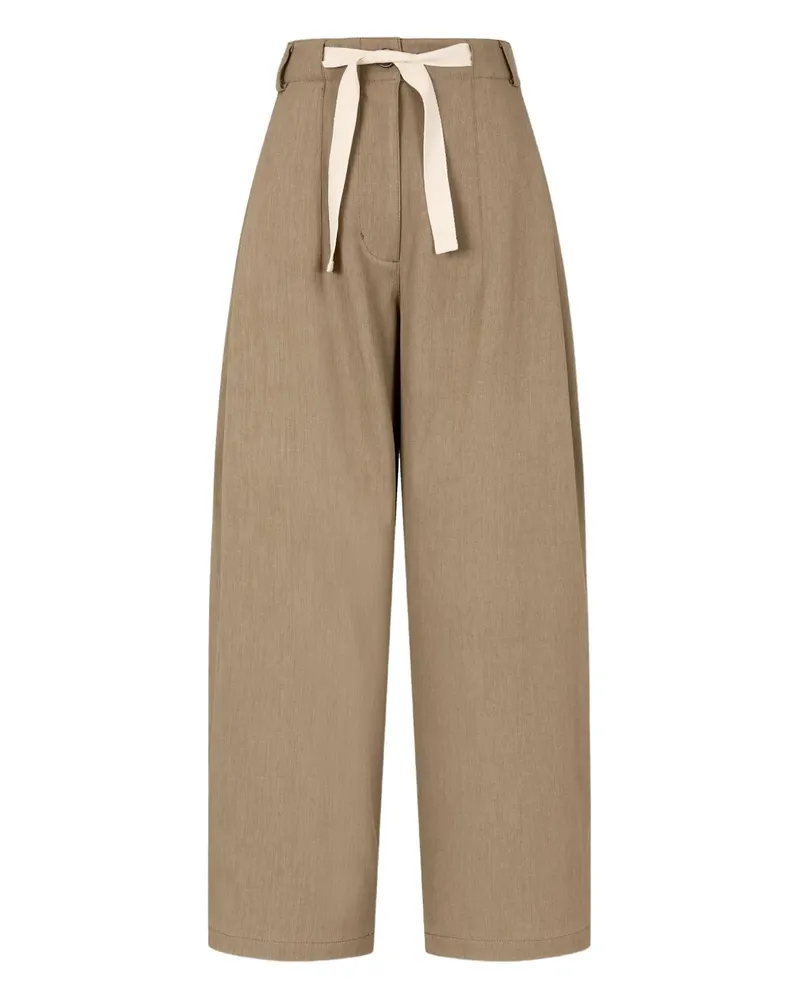 STUDIO TOMBOY Hose mit Kordelzug - Braun Braun