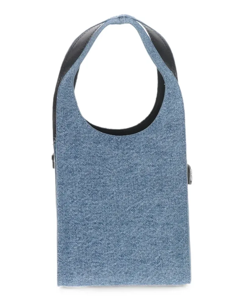 COPERNI mini Swipe canvas tote bag - Blau Blau