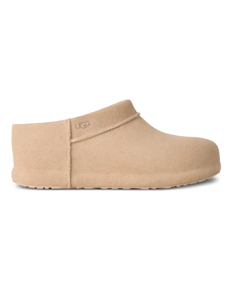 UGG suede slip-on slippers - Nude Nude