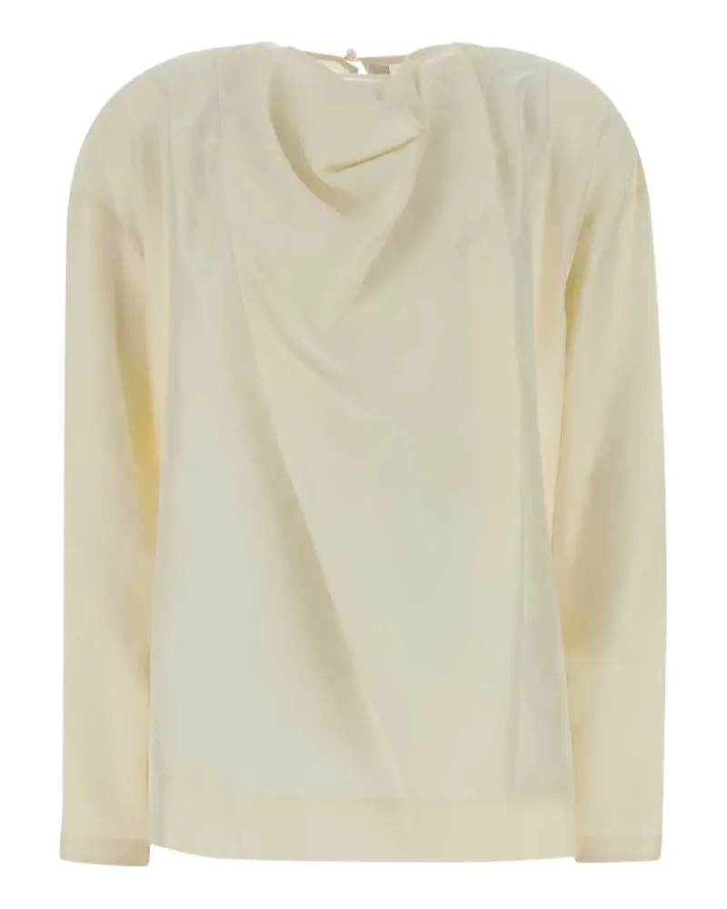 Carven silk blouse - Nude Nude
