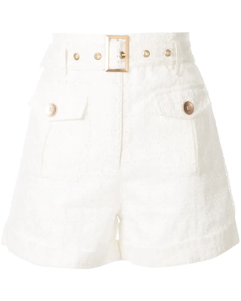 We Are Kindred Lulu' Shorts mit Lochstickerei - Weiß Weiß