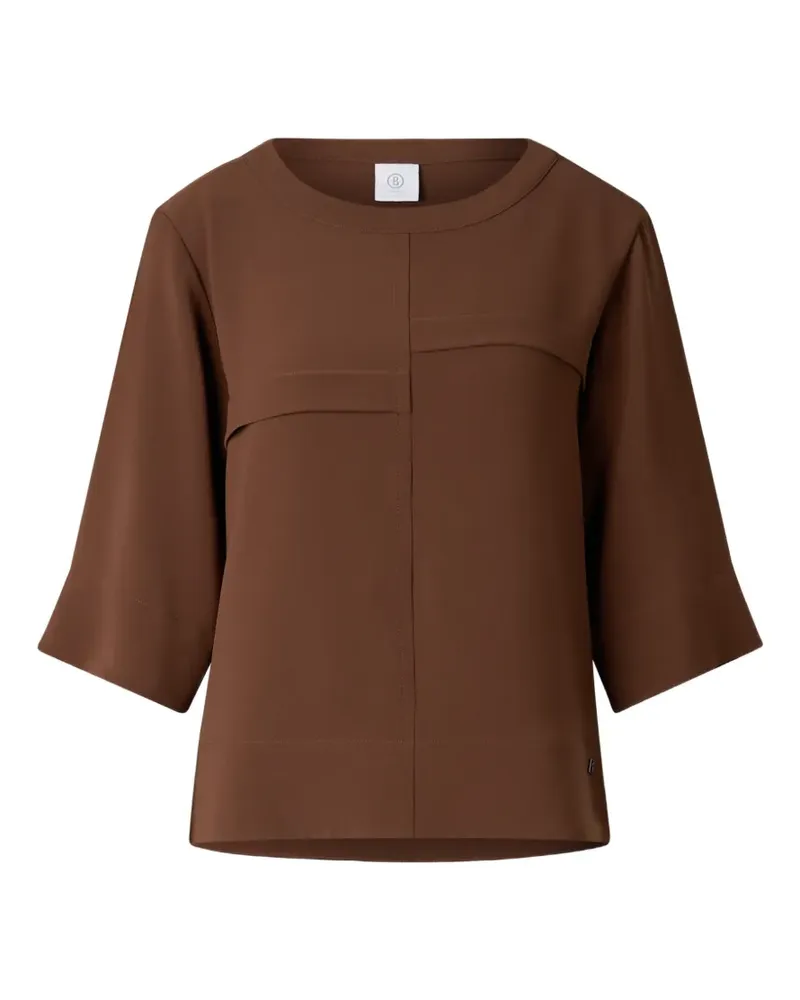 Bogner Enrica Bluse aus Krepp - Braun Braun