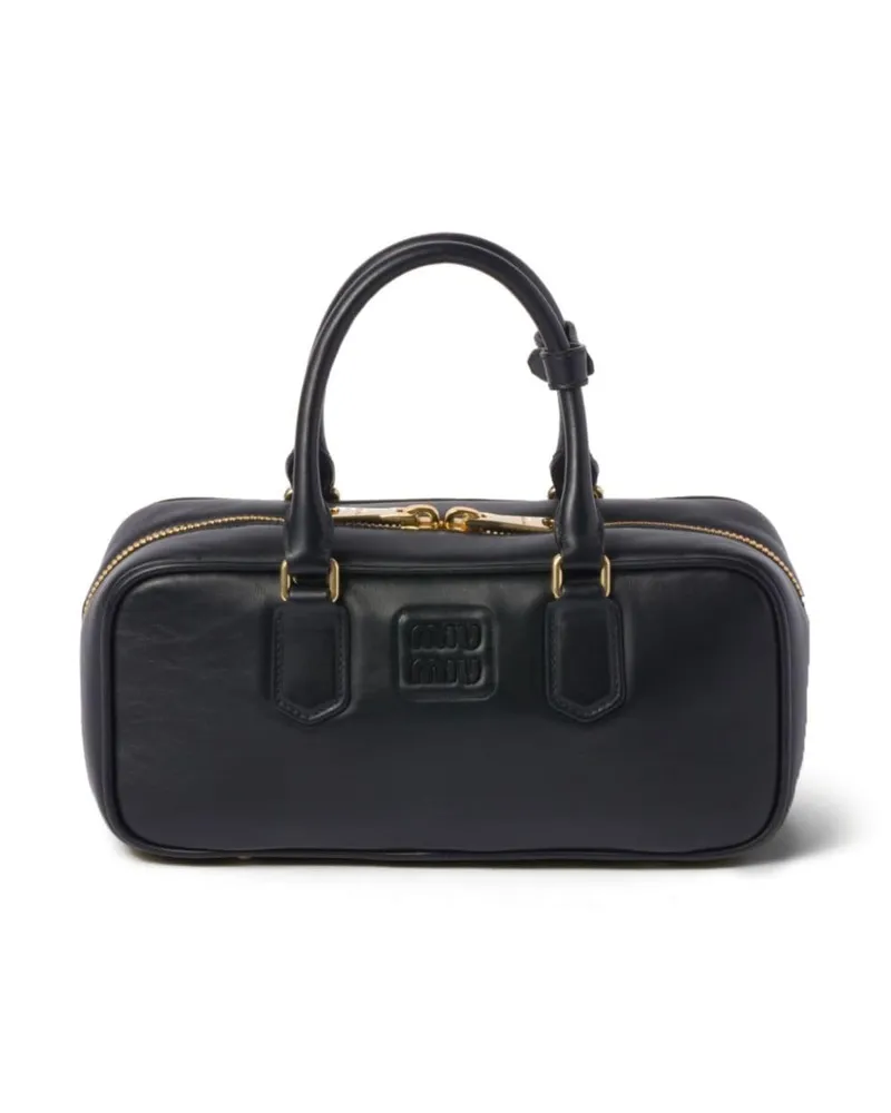 Miu Miu Mini Arcadie Tote Bag - Schwarz Schwarz