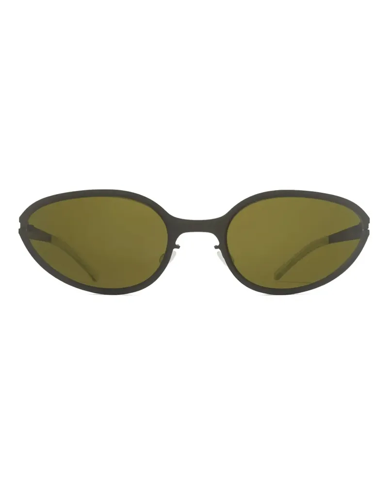 Mykita Bear Sonnenbrille mit ovalem Gestell - Grün Grün