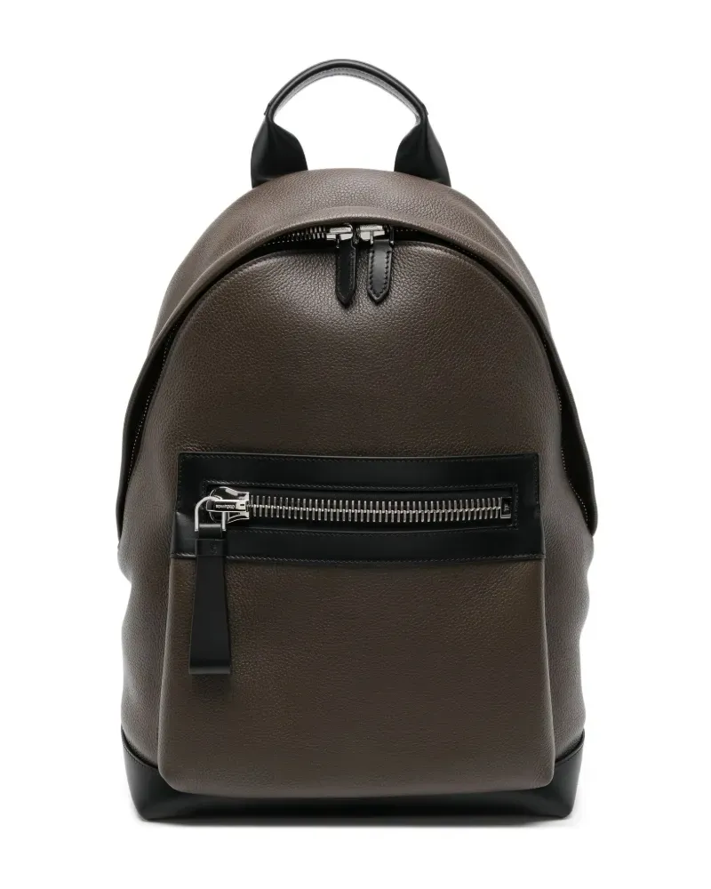 Tom Ford Rucksack aus Leder - Schwarz Schwarz