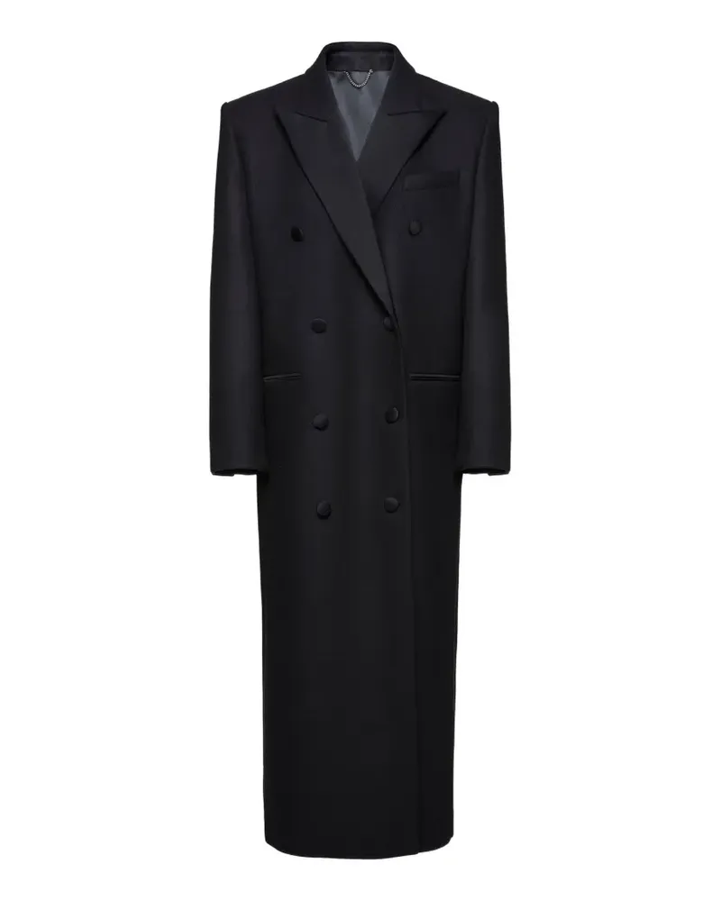 Magda Butrym double-breasted wool maxi coat - Schwarz Schwarz