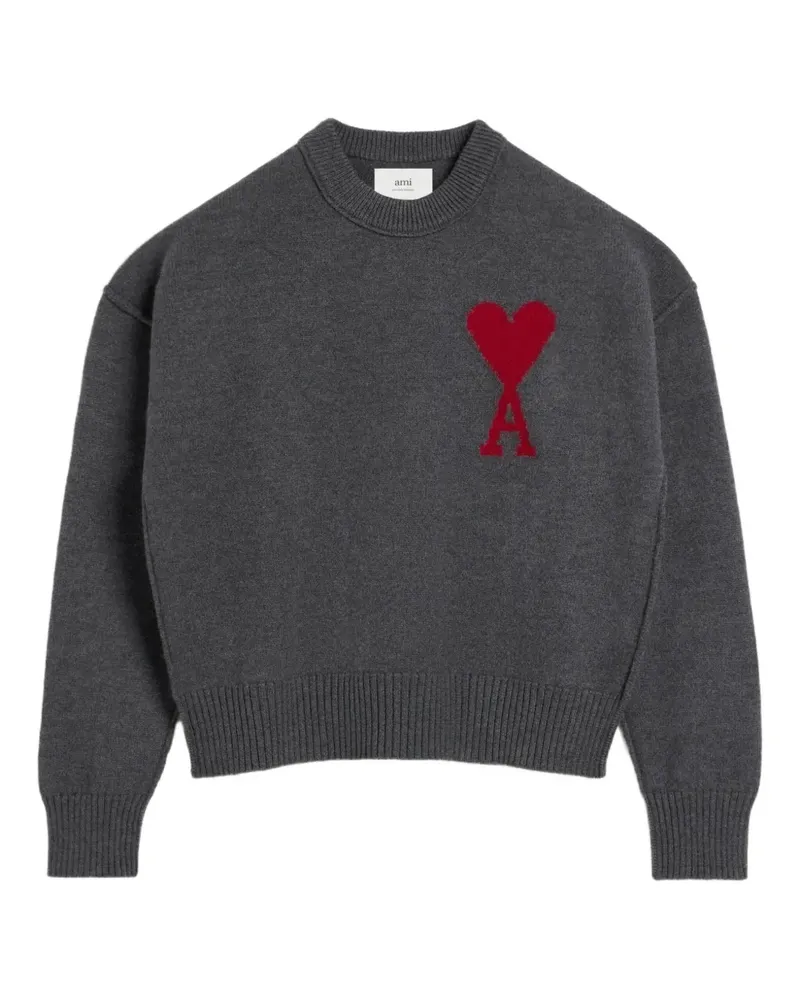 AMI Paris Ami de Coeur Pullover - Grau Grau