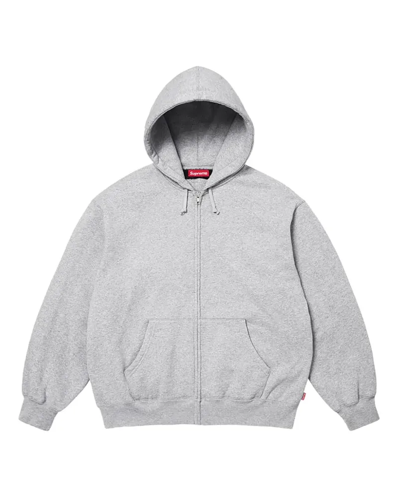 Supreme Being cut-out zip-up hoodie - Grau Grau