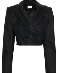 Claudie Pierlot Verstellbarer Cropped-Blazer Grau