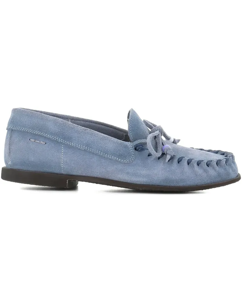 Alexander Hotto Mokassins aus Wildleder - Blau Blau